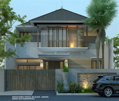 Desain Rumah Tropis Minimalis Modern Infoshopii