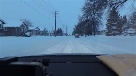 Boxing Day 2016 Driving In Deep Snow Youtube