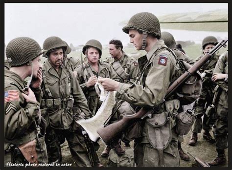 Iconic Colourised Images Of Operation Market Garden Operation Market
