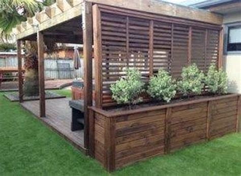 Pretty Privacy Fence Planter Boxes Ideas To Try03 Outdoor Pergola