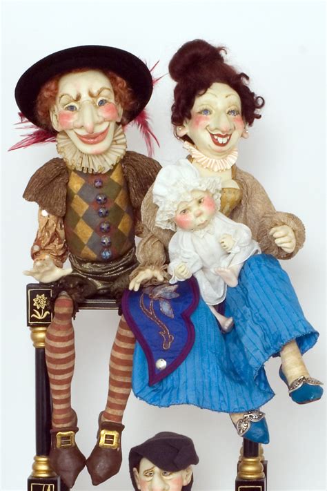 Other alexander portrait series dolls are: Punch and Judy 1/K - porcelain wax over one of a kind art ...