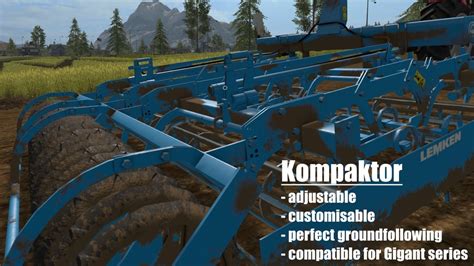 Its Lemken Kompaktor S Series V Fs Farming Simulator Mod