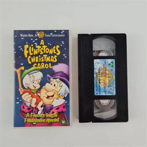 A Flintstones Christmas Carol Vhs Tape Old School Movies Hanna Barbera