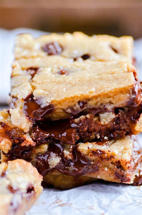 These Chewy Fudgy Chocolate Chip Blondies Require No Mixer And Very Little Prep Work Their