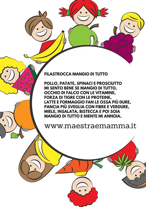 Trova una vasta selezione di cd musicali filastrocche per bambini a prezzi vantaggiosi su ebay. Filastrocca del buon appetito - FILASTROCCA MANGIO DI ...