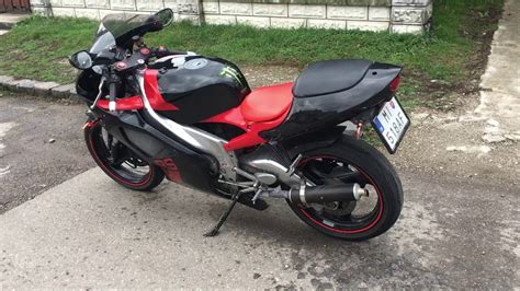 The fuel adjustment is to lean, is not possible to drive top speed. Aprilia RS 125 extrema 2T - wallking round - YouTube