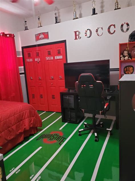 More pins like this at fosterginger @ pinterest. Pin on Ohio State Buckeyes Bedroom DIY Ideas #cmigguzman