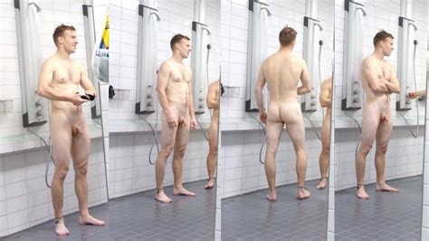 Waterpolo Hunk Naked In Showers My Own Private Locker Room