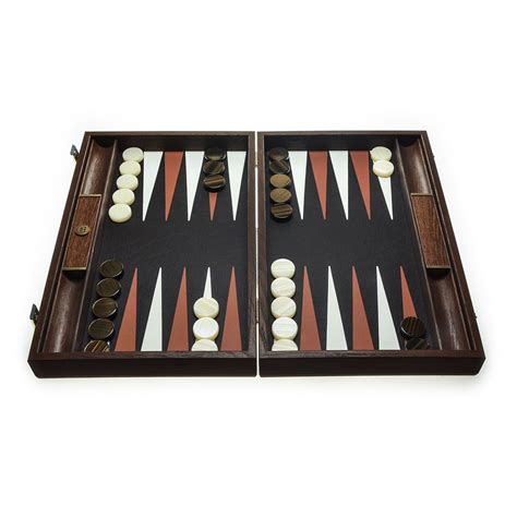Set Joc Table Backgammon Piele Model Crocodil 48 X 60