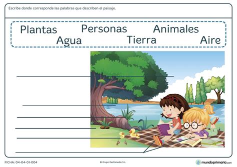 Ejercicios De Ciencias Naturales Mundo Primaria