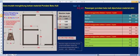 Berat total besi beton d10: Cara Mudah Menghitung Bahan Material Pondasi Batu Kali ...