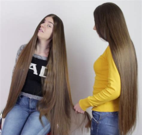 Join us to learn how to grow long hair faster, healthier, and prettier. VIDEO - Double classic length hair goddesses - RealRapunzels