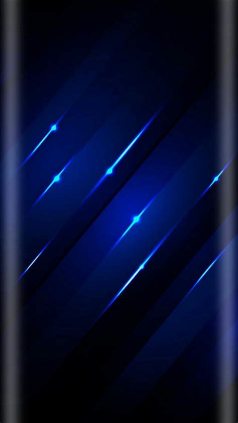 Diagonal Blue Strobe Lights Wallpaper Phone Wallpaper