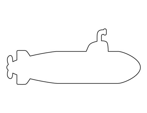Download Submarine pattern. Use the printable outline for crafts ...