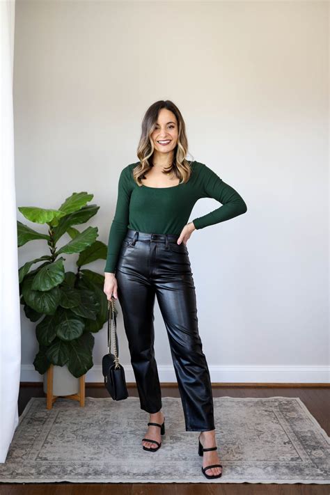Leather Pants Four Ways Pumps And Push Ups