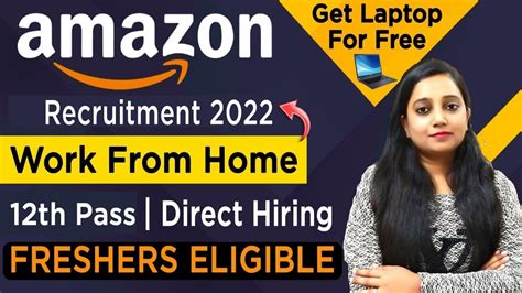 Amazon Recruitment 2022 Amazon Work From Home Jobs 12th Pass Job