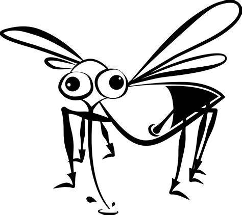 Mosquito cartoon vector clipart image - Free stock photo - Public