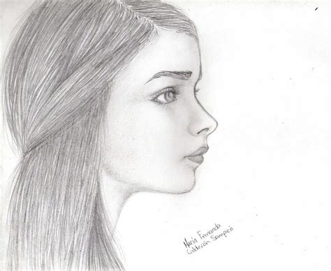 Side Profile Face Sketch At Explore