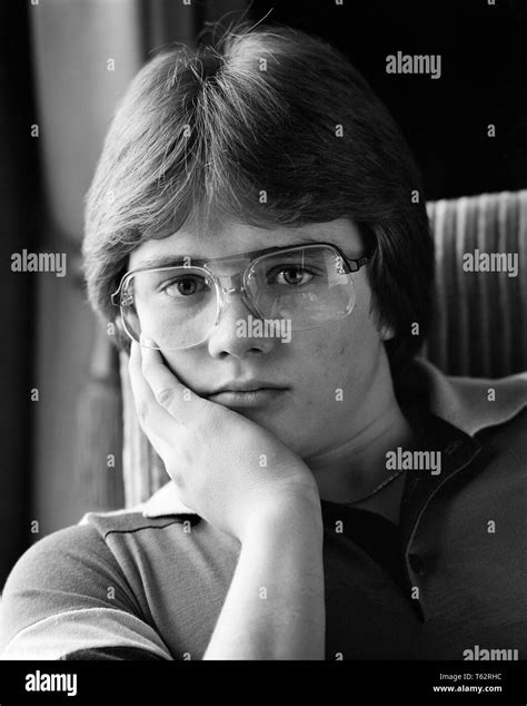 Teen Boy Looking Down Black And White Stock Photos And Images Alamy