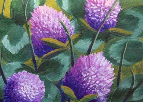 Clover Painting By Sharon Marcella Marston
