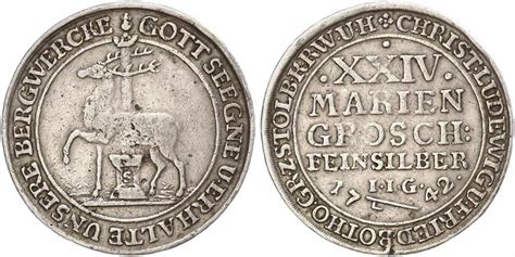 Münze 24 Mariengroschen Heiliges Römisches Reich 962 1806 States Of
