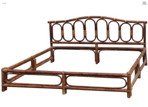 Ethica Brown Bamboo Double Bed For Home Size 5 Ft X 7 Ft At Rs 19500