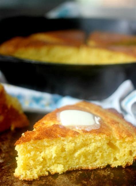 The batter is made with cornmeal, flour, eggs cracklin' bread: Easy Moist Cornbread | Recipe in 2020 (With images ...
