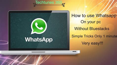 How To Use Whatsapp On Pc Youtube