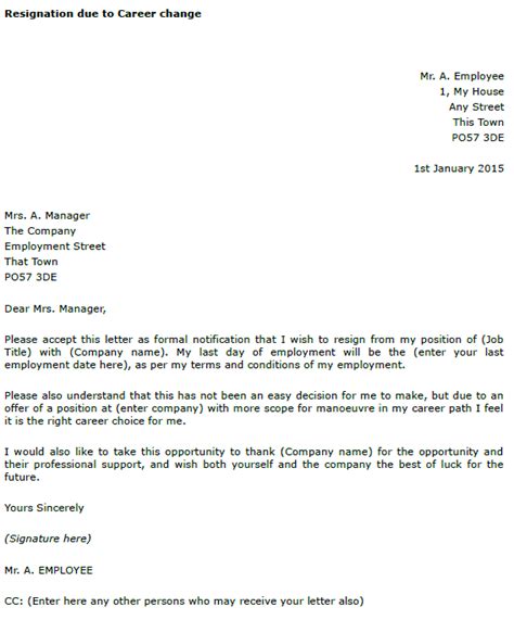 You don't need to explain why you're quitting or talk about what your next job is. resignation letter due to health condition cover letter | Resignation letter, How to write a ...