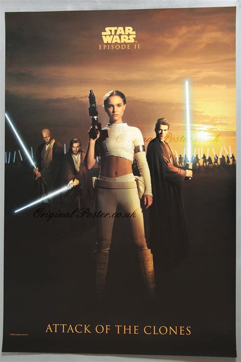 Star Wars Episode Ii Attack Of The Cloness Modern Film Posters
