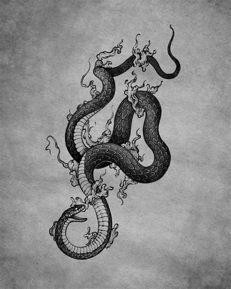 Khal Tattooer 칼 Auf Instagram „예약 가능 도안 간만에 뱀 작업이 너무 하고싶네요 좋은 견적에