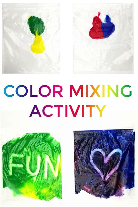 Colour Mixing Activity For Kids In 2020 Color Activities For Toddlers