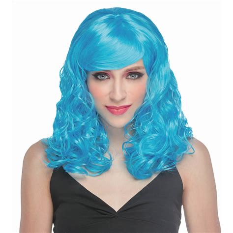 Cotton Sweety Blue Wig Halloween Costume Accessory