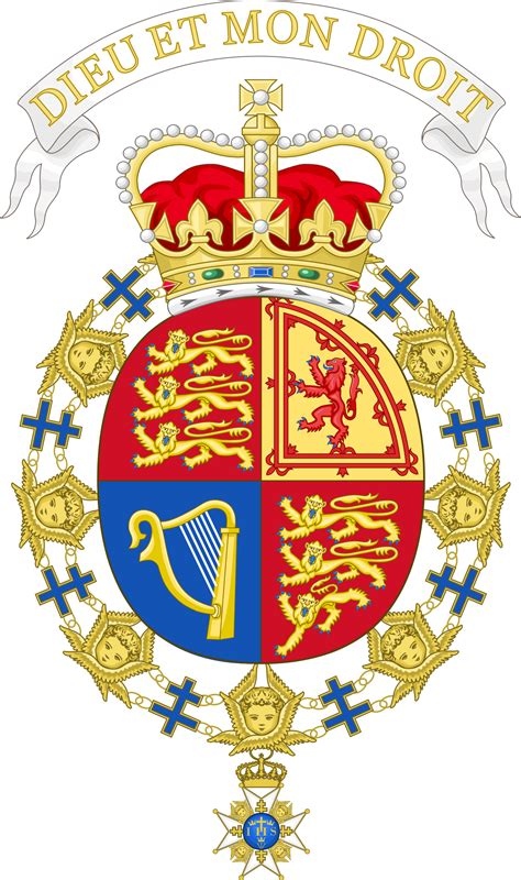 He says coats of arms date back to the 12th century, when they were worn over armour in battle and in tournaments so that opponents could identify each other. File:Coat of Arms of Elizabeth II of the United Kingdom ...
