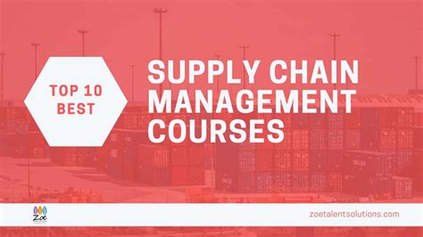 Best Supply Chain Management Courses Online