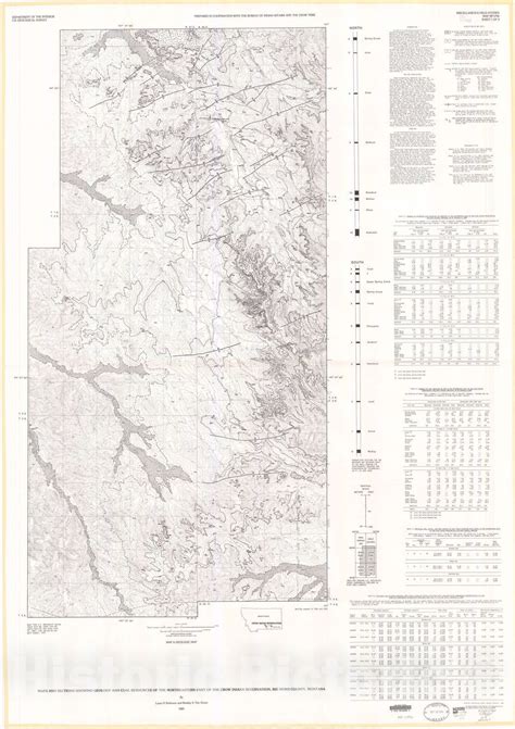 Map Maps And Sections Showing Geology And Coal Resources Of The