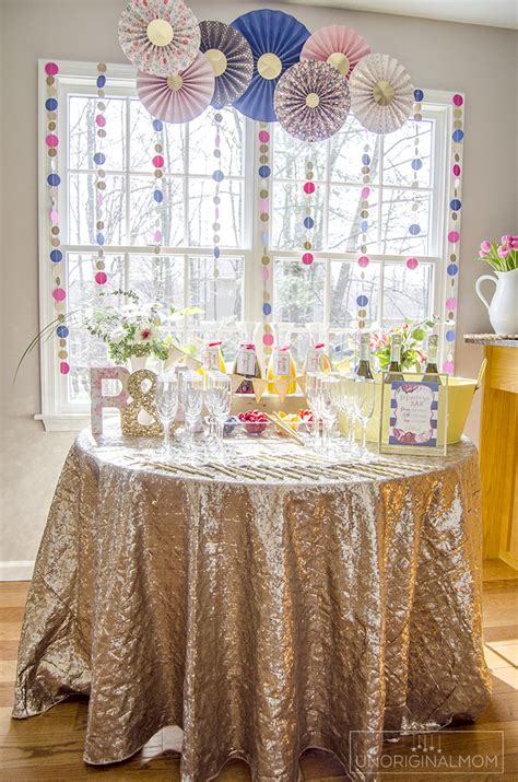 If you have any questions, please don't hesitate to get in touch. How to Create a Bridal Shower Mimosa Bar - unOriginal Mom