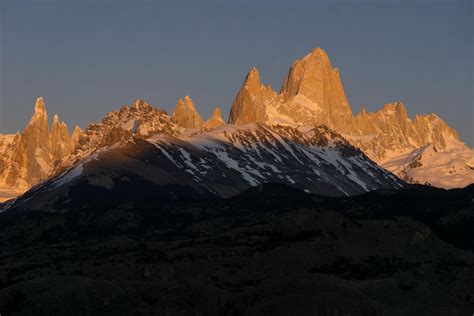 Mount Fitz Roy At Sunrise Patagonia Argentina Oc