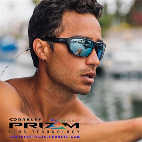 Oakley Sunglasses Split Shot Matte Black Prizm Deep Water Polarized