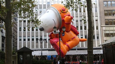 Balloon Floats Are Inflated Ahead of Macy’s Thanksgiving Day Parade
