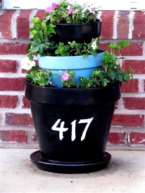 8 Inventive Ways To Display Your Address Terracotta Planter Planters