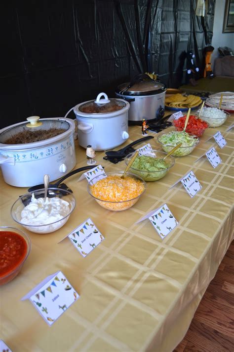 Get the graduation fiesta started with this premium evite invitation or another graduation invitation from our gallery. #DIY Taco Bar Party - Table Tents Free Printables ...