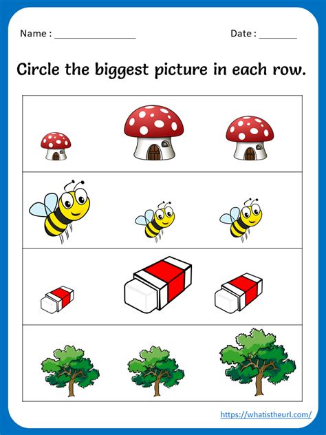 Big And Small Worksheet For Kids Kids Worksheets Preschool Worksheets