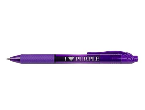 I Heart Purple Purple Pen With Purple Ink Gel Pens Purple Pen Gel