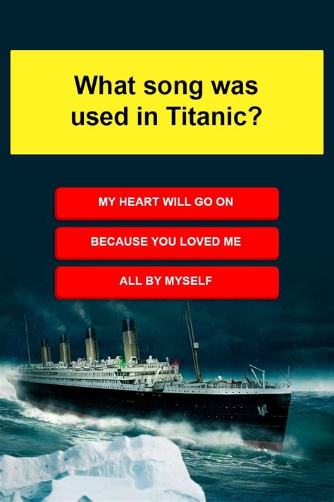 I used the vocal harmony and vocoder effects to make my voice suit the music better. What song was used in Titanic? | Songs, Titanic, Trivia