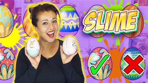 No Elijas El Huevo De Pascua Incorrecto Slime Slime Challenge Con