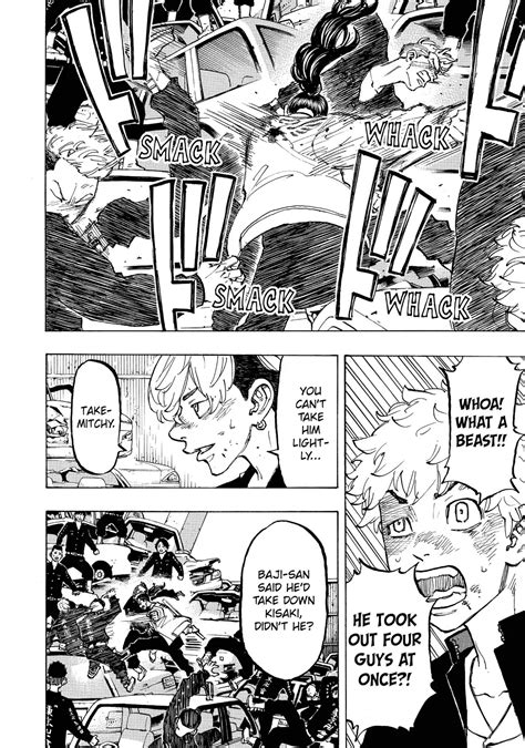 While investigating one, he is caught by the criminals that he was watching and forced to take an experimental drug. Manga: Tokyo Manji Revengers Chapter - 58-eng-li
