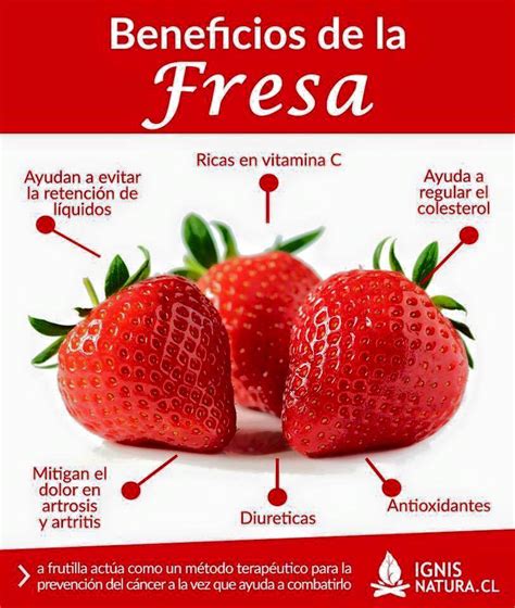 7 Beneficios De La Fresa Una Fruta Que Regula Los Niveles De Colesterol