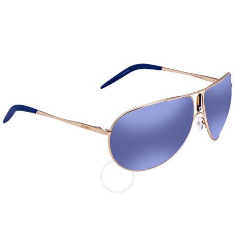 Carrera Blue Sky Mirror Pilot Sunglasses Gipsys Aoz 64 762753464330 Sunglasses Jomashop