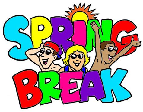 Spring Break Clip Art Image